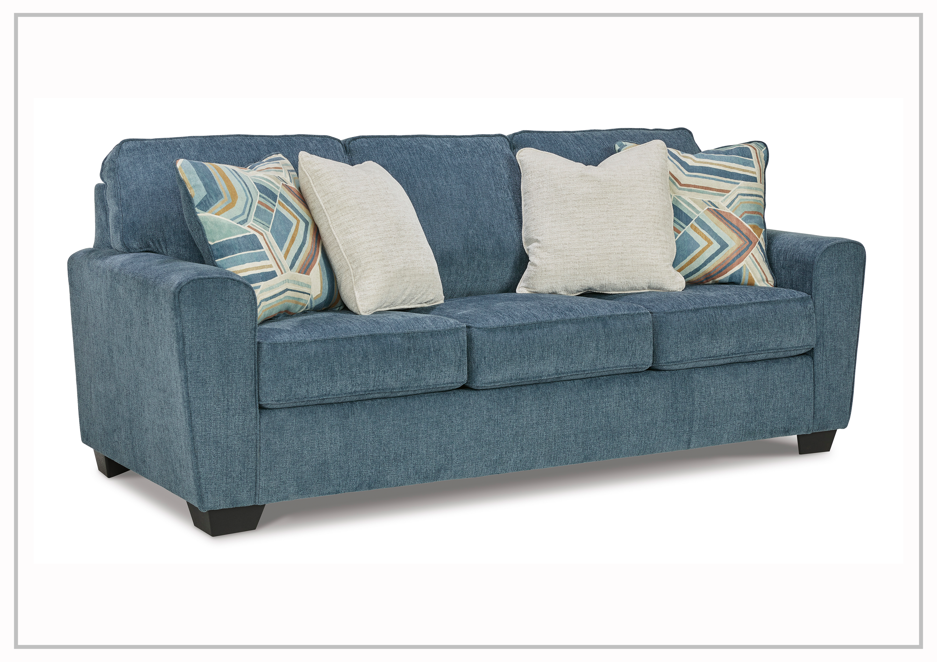 Gio Italia Claire 3-Seater Fabric Queen Sleeper Sofa Bed - Convertible Comfort for Small Spaces & Guest Rooms | Perfect for Apartments, Living Rooms & Home Offices