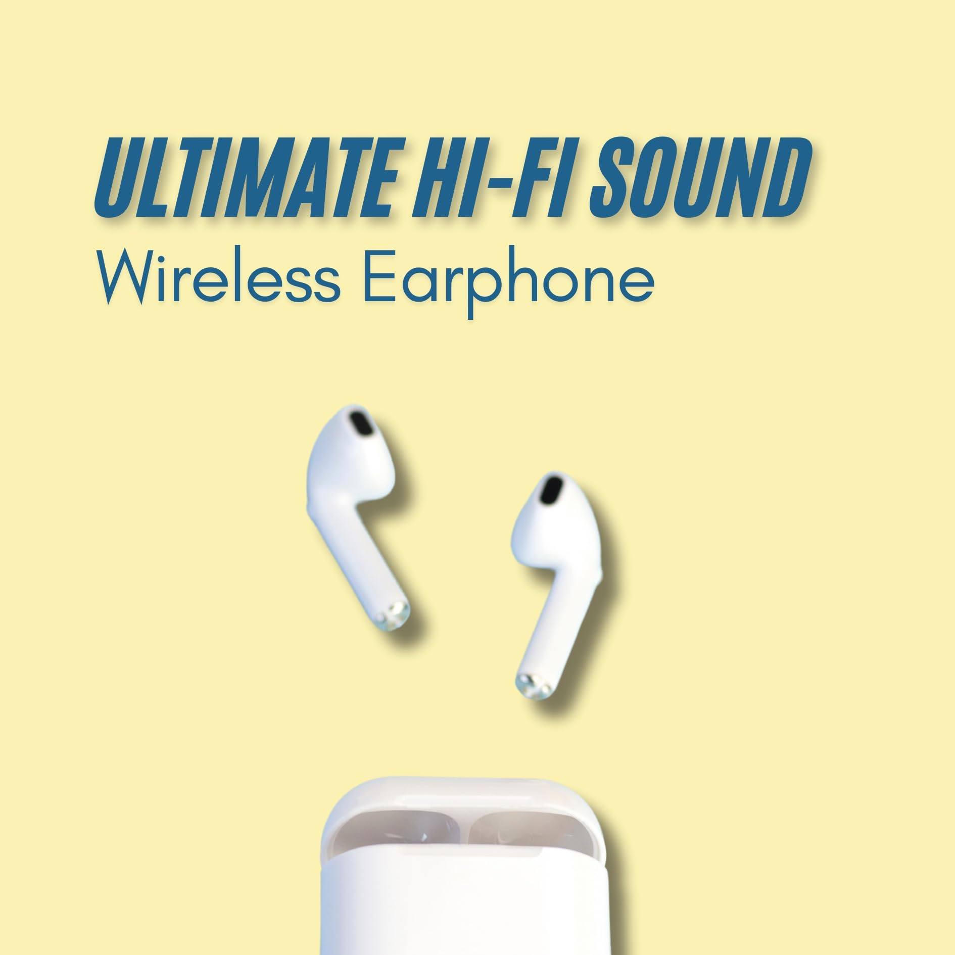 Wireless Bluetooth Earbuds with Charging Case - IPX7 Waterproof, Built-in Mic & Voice Assistant for Hands-Free Calls | Perfect for Gym, Running & Commuting