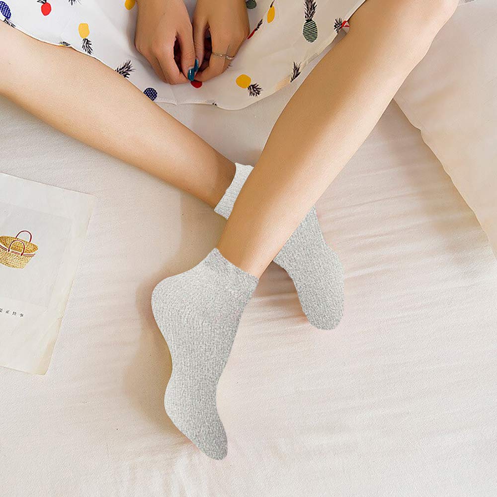 Yacht & Smith 240 Pairs Women's Cotton Mid Ankle Socks - Bulk Wholesale Athletic Sports Socks for Women (Size 9-15) - Perfect for Running, Gym, Yoga & Everyday Wear