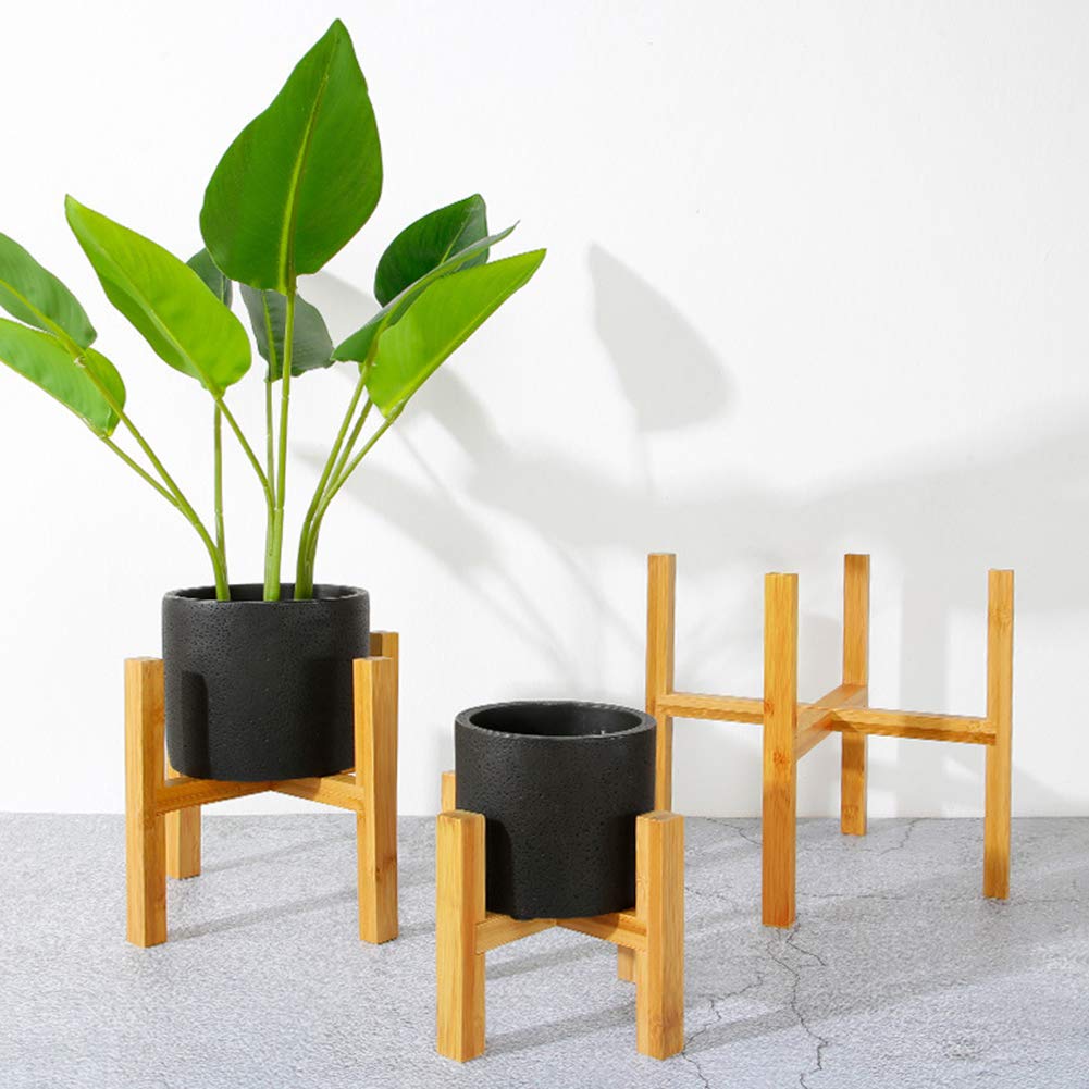 Wooden Flower Pot Holder - Bonsai Plant Stand Shelf for Multiple Plants | Garden, Balcony, Patio & Living Room Decor | Perfect for Indoor & Outdoor Plant Display