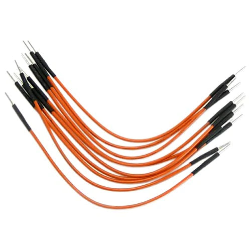 50-Piece Male to Male Breadboard Jumper Wire Kit - 2 to 8 Inch Lengths (10 Colors) - Perfect for Arduino, Raspberry Pi, and Electronics Prototyping Projects