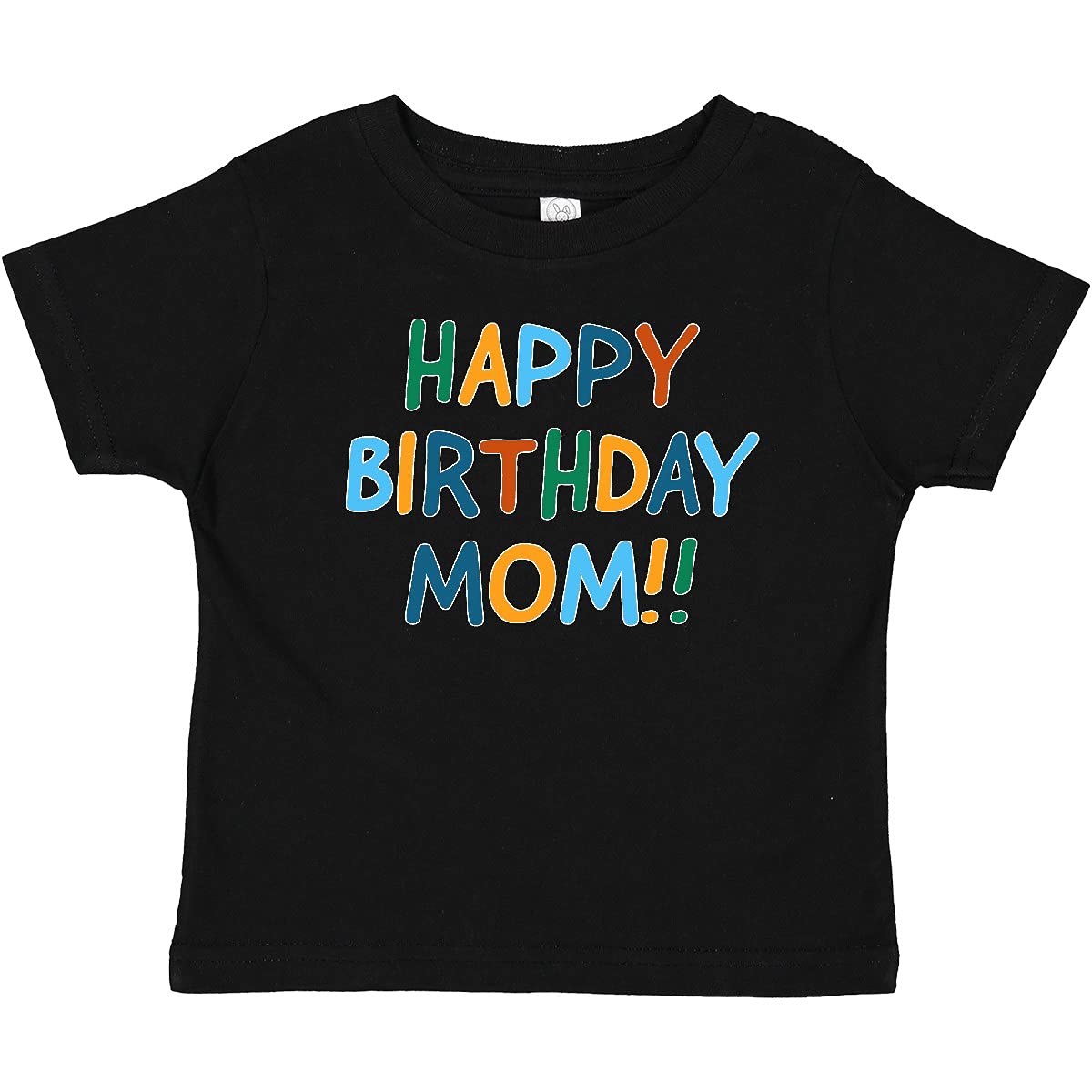 Inktastic Happy Birthday Mom Baby T-Shirt - Cute Cotton Toddler Tee for Birthday Celebrations & Family Photos | Perfect Gift for First Birthday Parties
