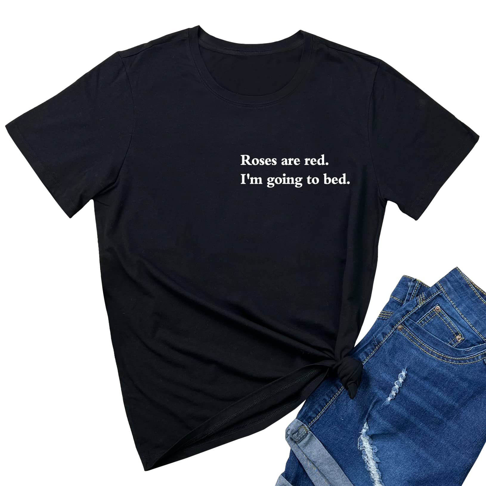 BLACKOO Women's Graphic Casual T-Shirts - Cute Short Sleeve Tops for Everyday Wear | Perfect for Street Style, Casual Outings & Summer Fashion