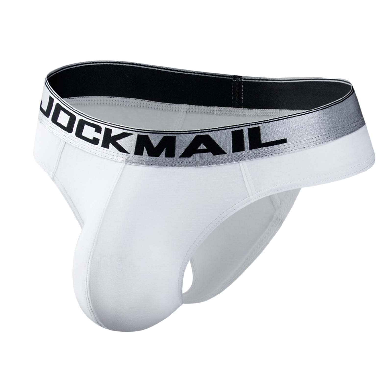 Men's Ice Silk Thongs - Bulge Enhancing Briefs, Stretch Underwear, Breathable Bikini G-Strings for Comfort & Support - Perfect for Gym, Beach & Everyday Wear