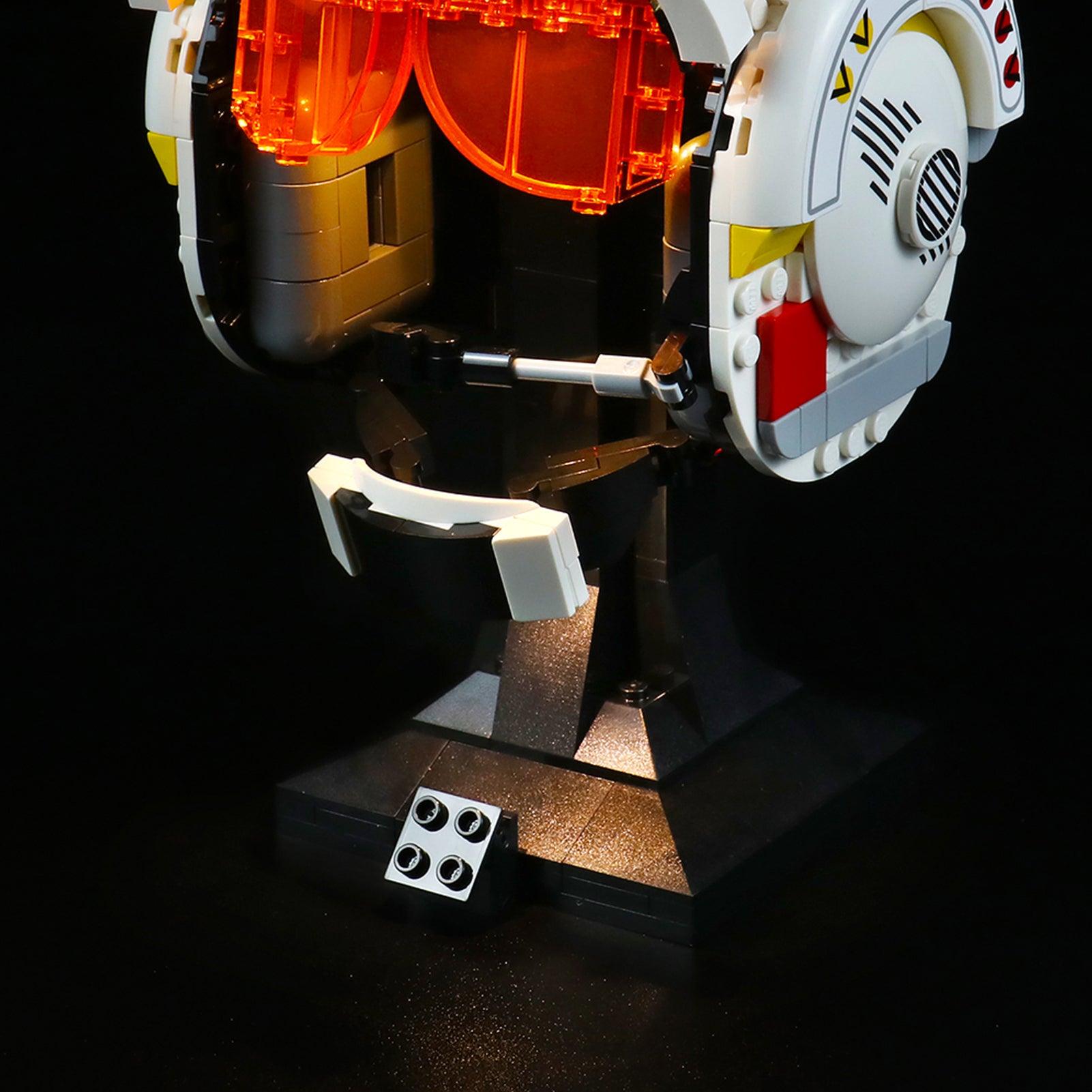 Best Light Kit for Lego Star Wars Luke Skywalker Helmet 75327 - DIY Lighting Upgrade for Display & Collectors - Perfect for Home Decor, Gift & Star Wars Fans