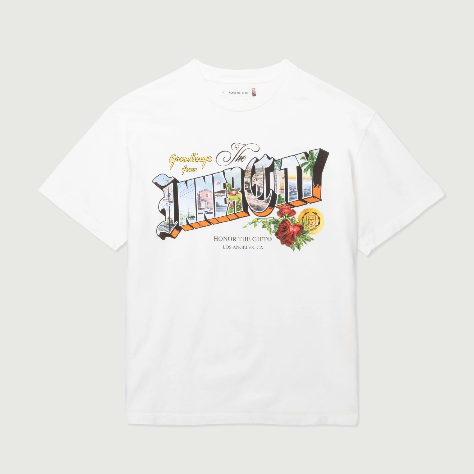 Honor the Gift Greetings 2.0 White T-Shirt - Casual Wear for Everyday Comfort & Street Style