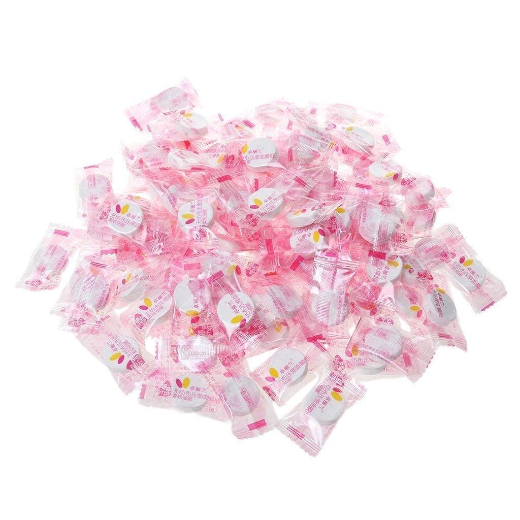 Compressed Facial Mask Tablets for DIY Spa Skin Care - Hydrating & Revitalizing - Pack of 50 pcs - Perfect for Travel, Home Facial & Self-Care Routine