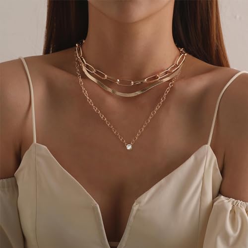 t8：silver cz necklace