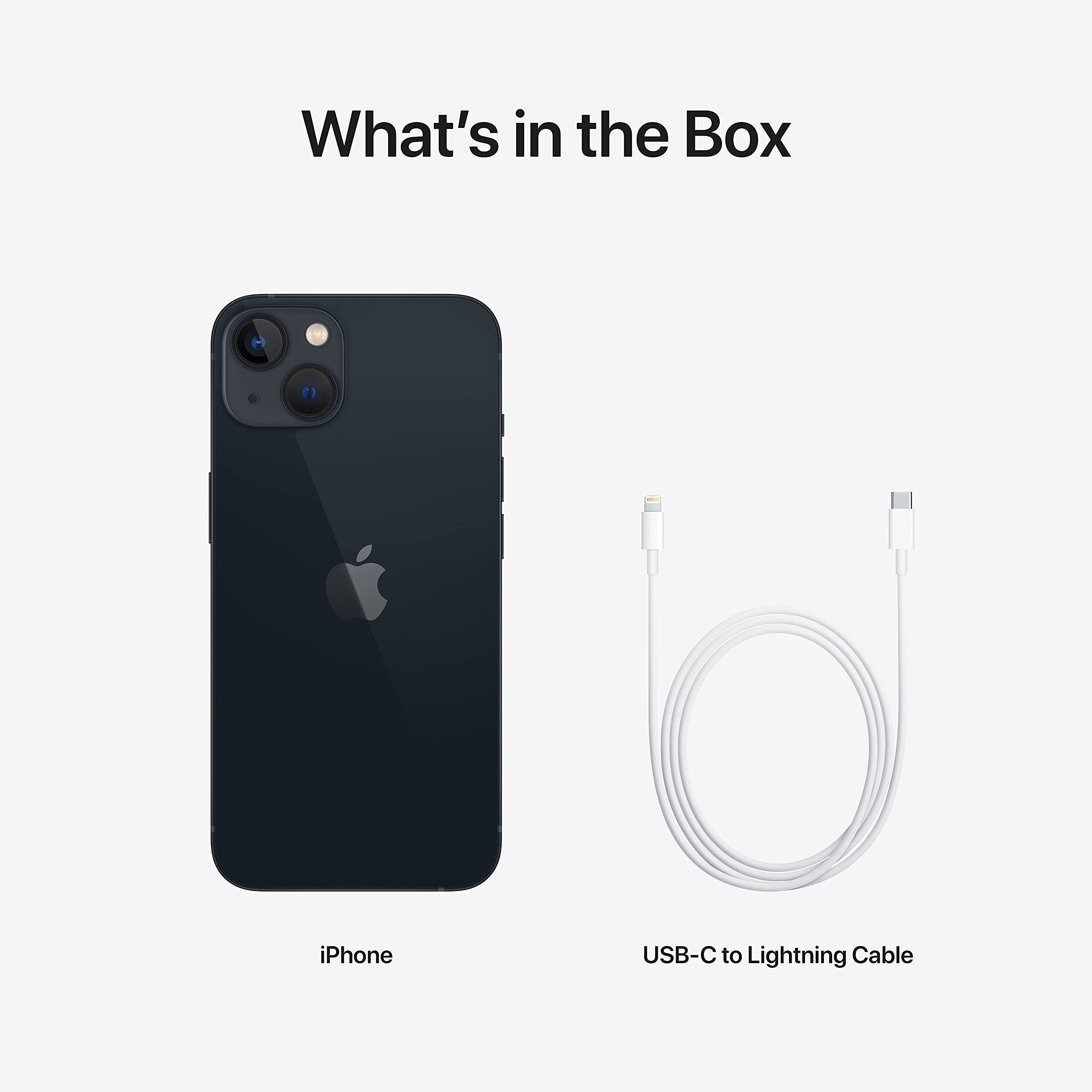 Apple iPhone 13 256GB Unlocked Smartphone - Midnight Black | 5G, Super Retina XDR Display, Dual Camera | Perfect for Travel, Business & Daily Use