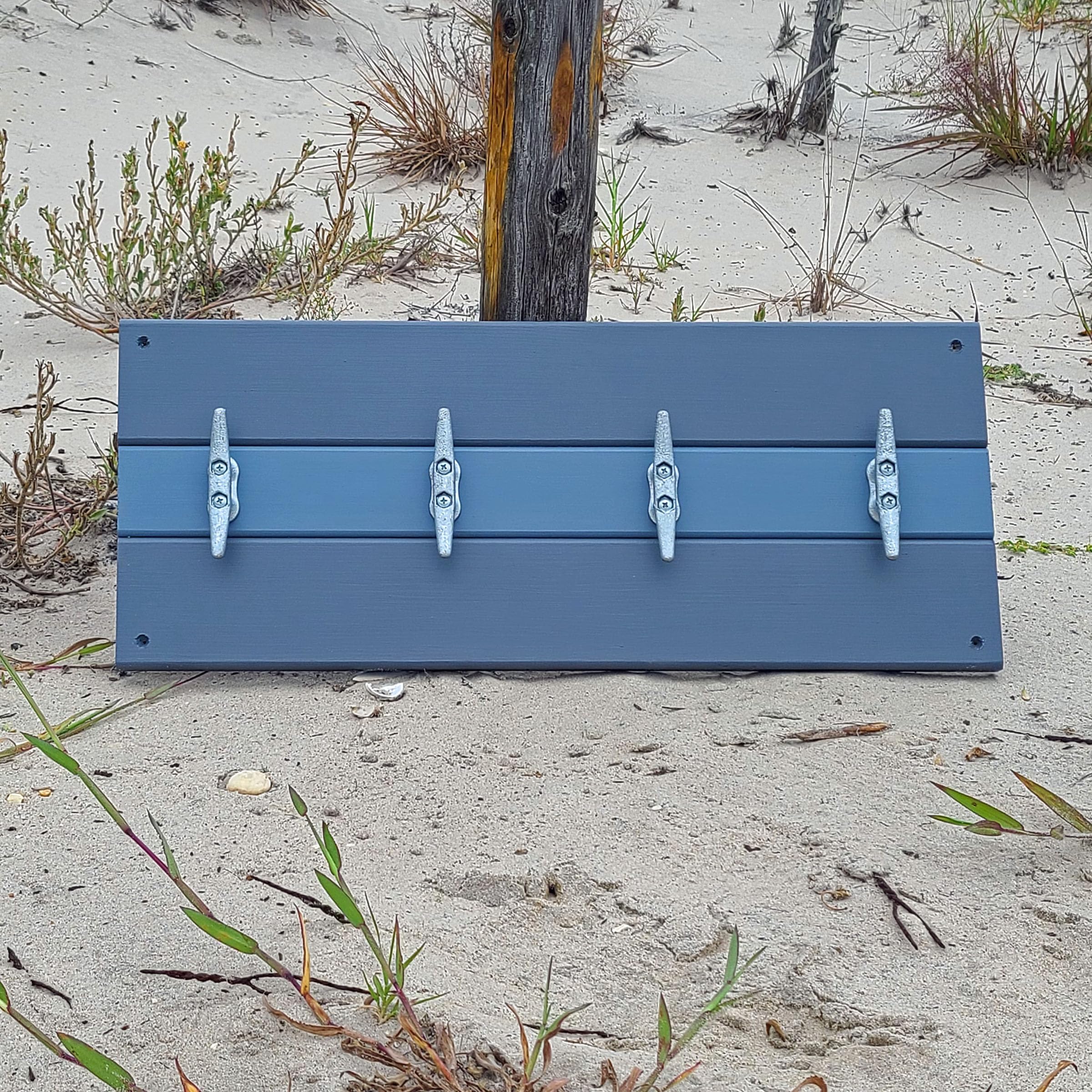 Nautical Towel Hook - Boat Dock Cleat Wall Decor for Bathroom & Beach House - Handmade in USA | Coastal Home Decor