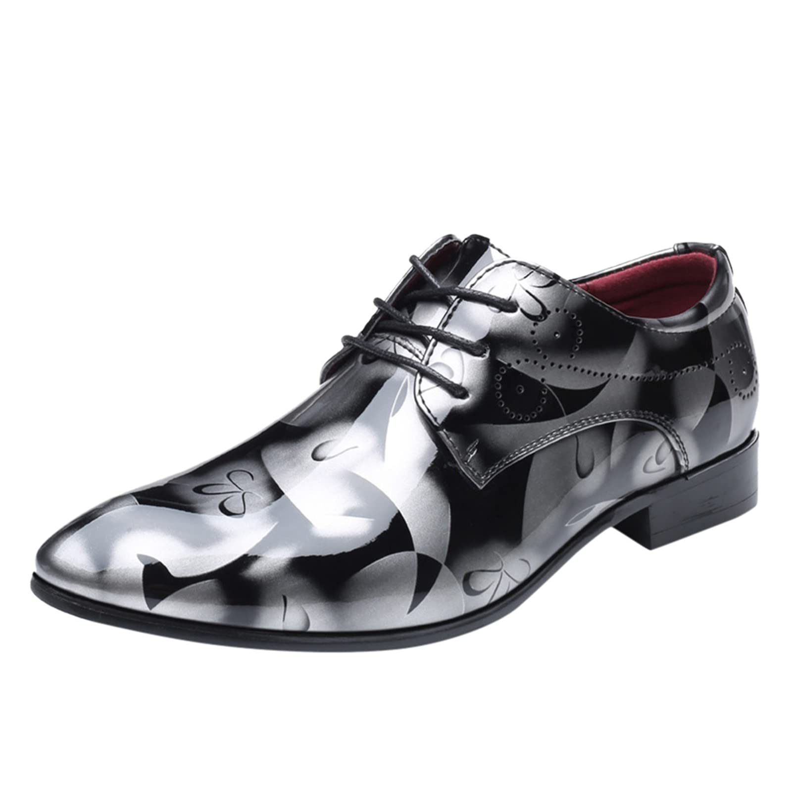 Men's Black Slip-On Dress Shoes - Classic PU Leather Casual Loafers for Business & Formal Wear - Size 11 | Perfect for Office, Weddings & Special Occasions