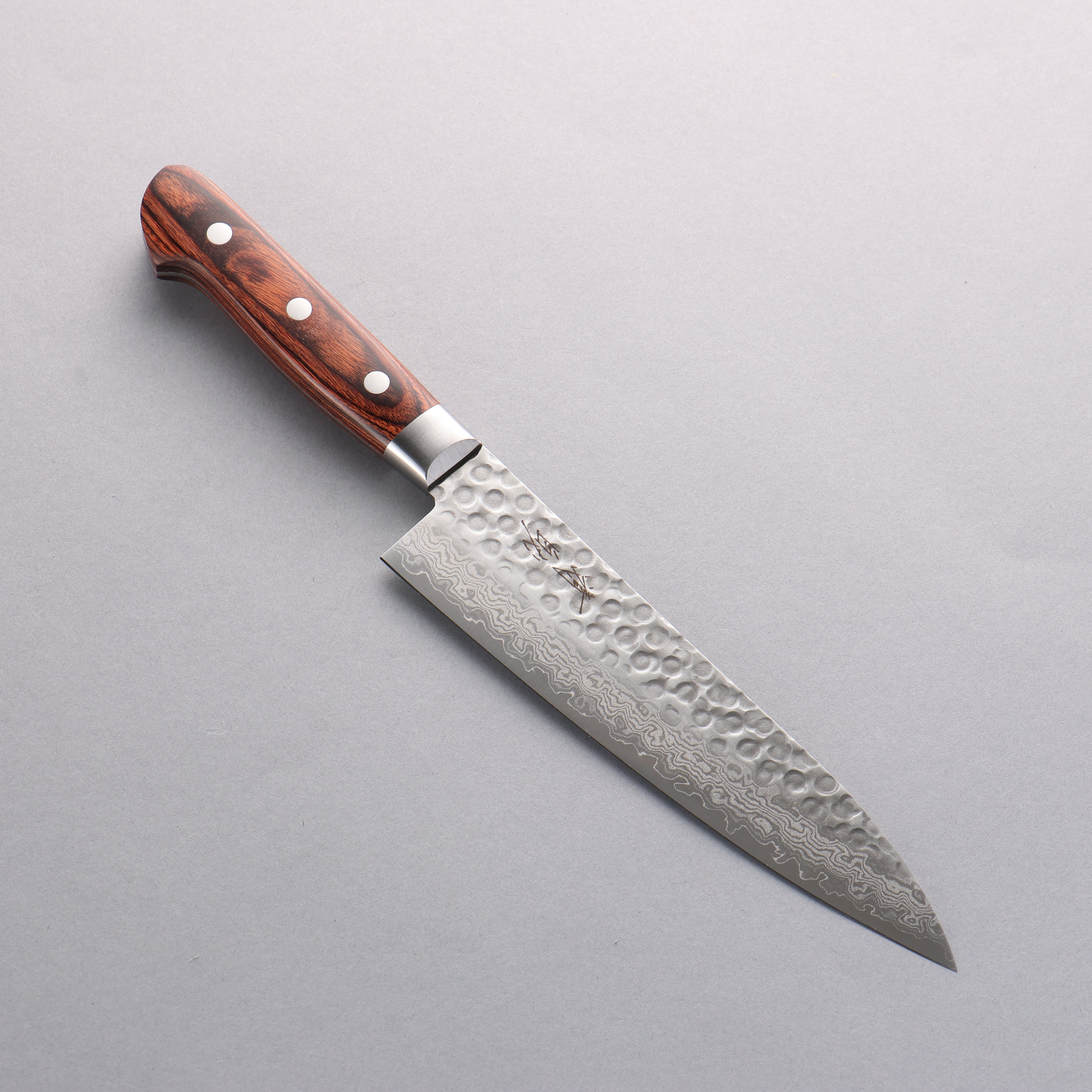 Seisuke VG10 17 Layer Damascus Gyuto Chef Knife 180mm - Japanese Kitchen Knife with Mahogany Handle for Professional Chefs & Home Cooking, Perfect for Slicing, Dicing & Chopping Vegetables, Meat & Fish
