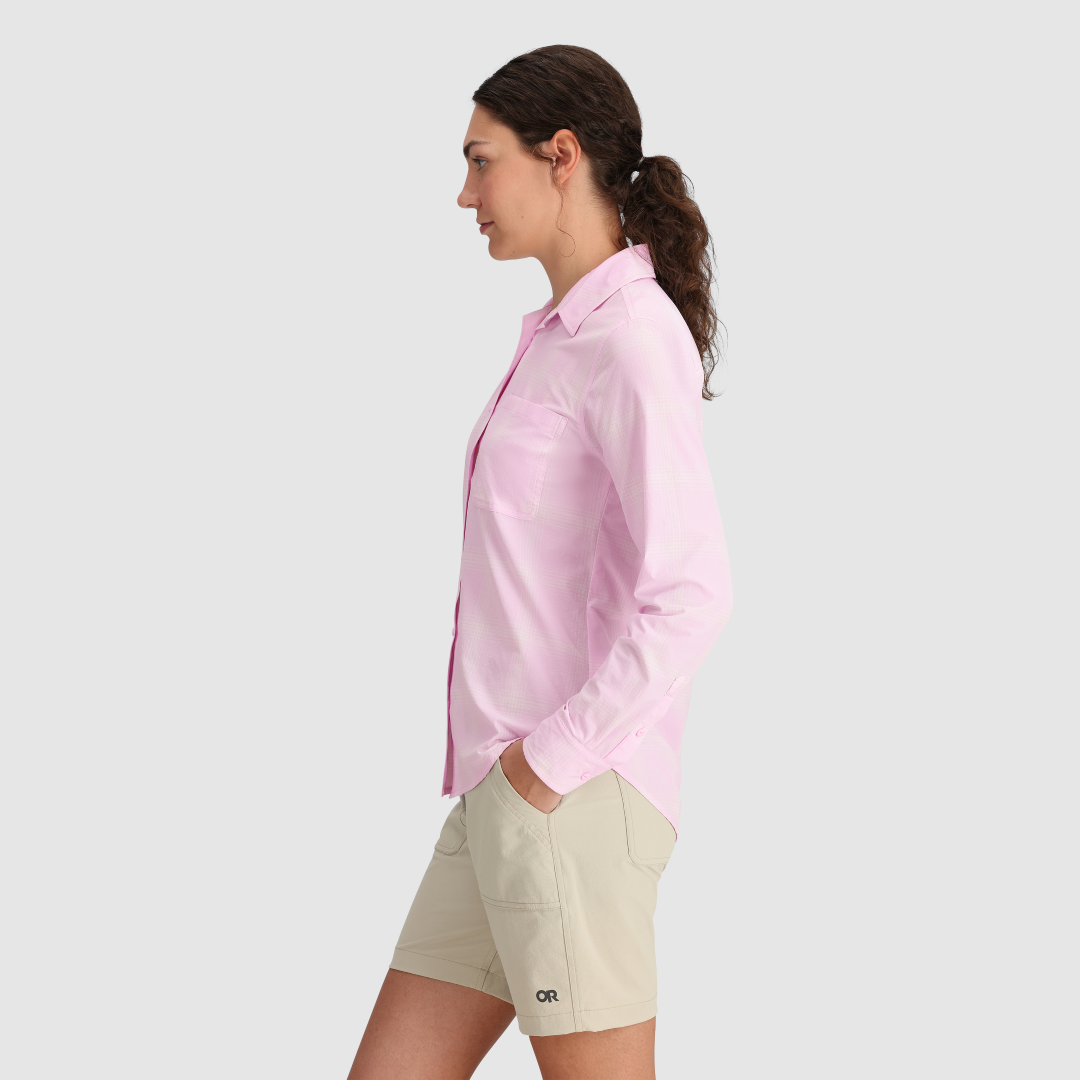 Astroman Women's UPF 50+ Long Sleeve Sun Shirt - Lightweight Breathable UV Protection Shirt for Hiking, Fishing & Outdoor Activities