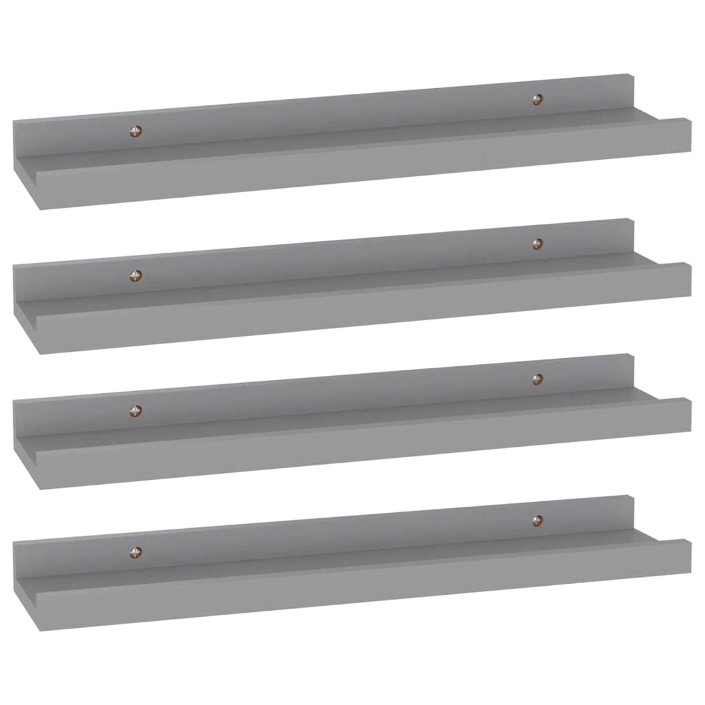 4-Pack Floating Wall Shelves Set - 15.7