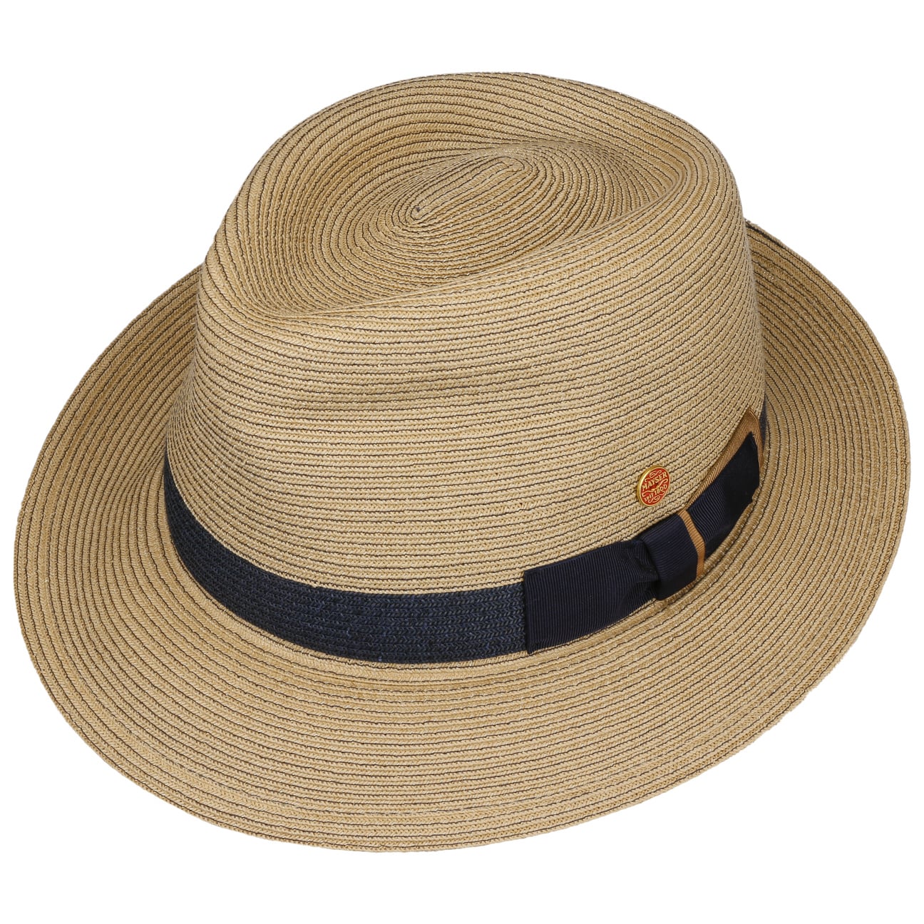 Stylish Samuel Livorno Fedora Straw Hat by Mayser - Perfect for Summer Outings, Beach Vacations & Outdoor Events