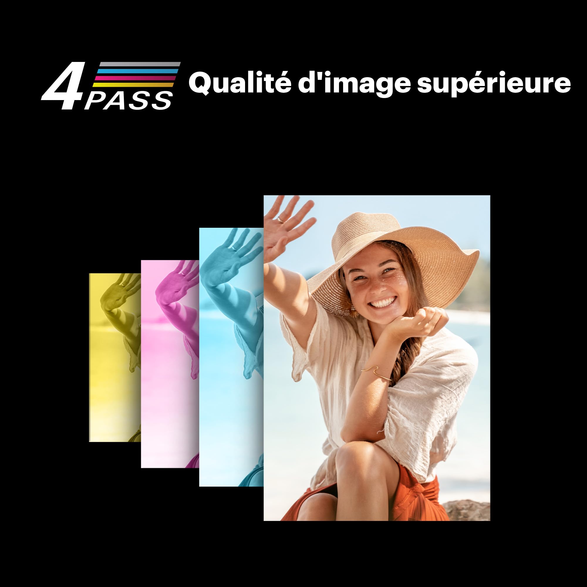 KODAK Mini Shot 2 Retro 4PASS 2-in-1 Instant Camera & Photo Printer (5.4 x 8.6 cm) with 8 Sheets - Yellow | Portable Instant Camera for Travel, Parties & DIY Photo Gifts