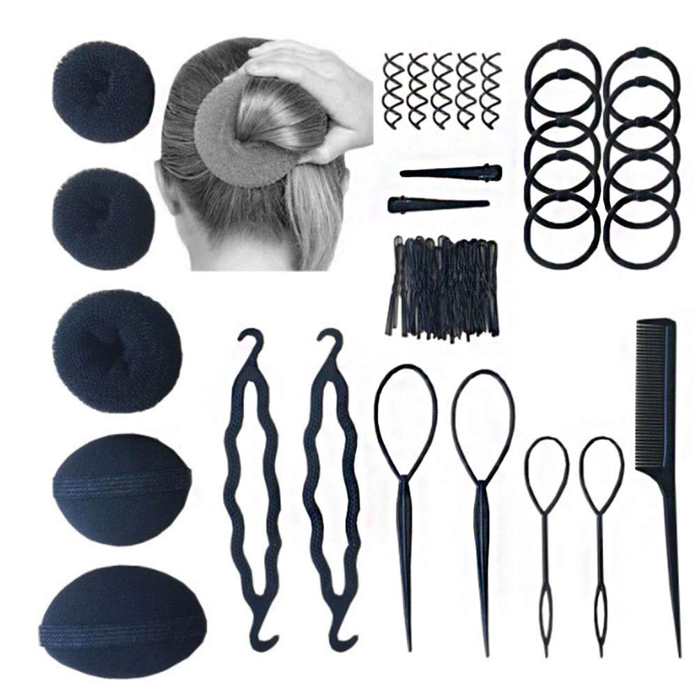 Hair Styling Accessories Set - 12pcs Spiral Hair Braid Tool Kit for Women & Girls | DIY Hair Design Tools for Curly, Wavy & Fashion Hairstyles | Perfect for Parties, Weddings & Daily Styling