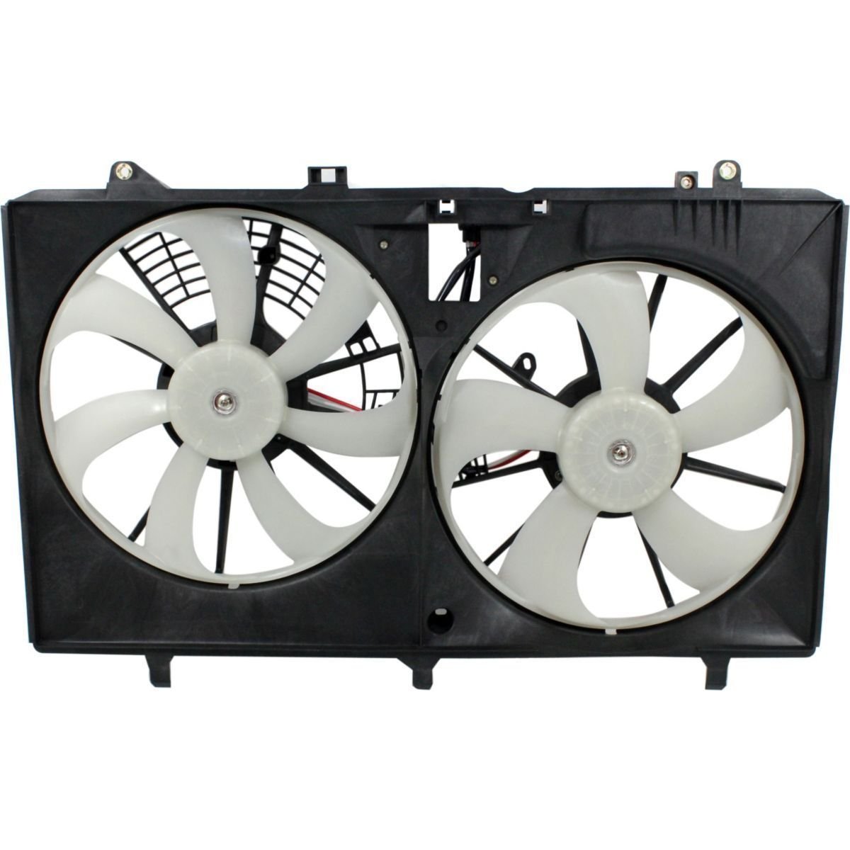 Sunbelt Dual Radiator and Condenser Fan Assembly Compatible with 2011-2016 Toyota Sienna 2.7L/3.5L & 2010-2016 Lexus RX350 3.5L - TO3115168 - Perfect for Engine Cooling and AC Performance