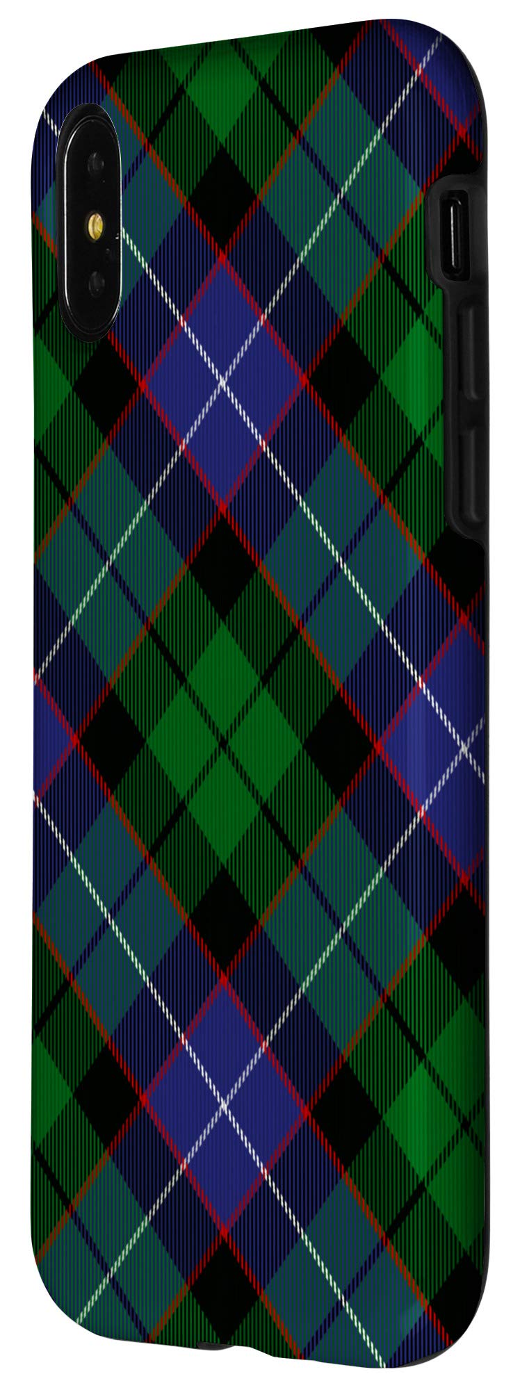 iPhone X/XS Protective Case - Premium Scottish Galbraith Tartan Plaid Design | Durable Slim Fit Cover for Everyday Use & Travel