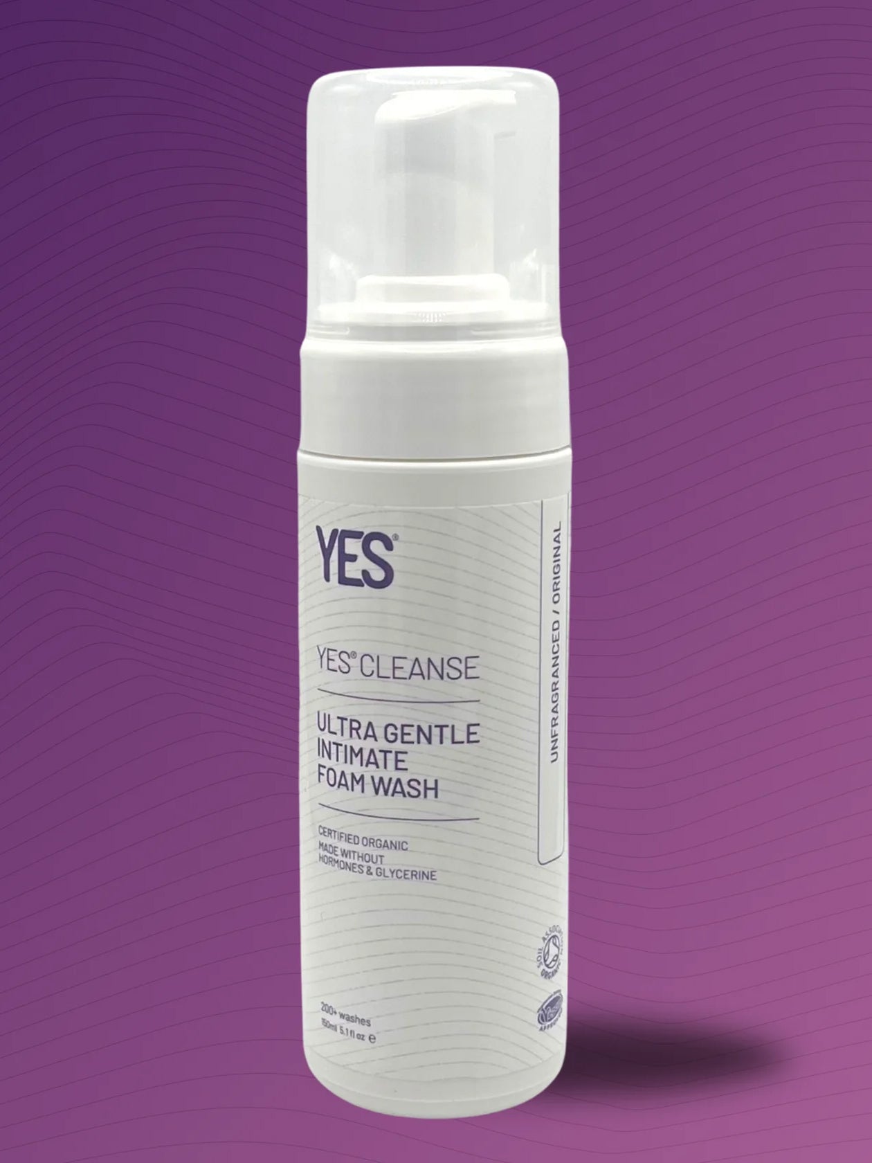 YES Cleanse Intimate Wash 150ml - pH Balanced, Fragrance-Free Feminine Hygiene for Sensitive Skin | Gentle Daily Cleanser for Women's Intimate Care