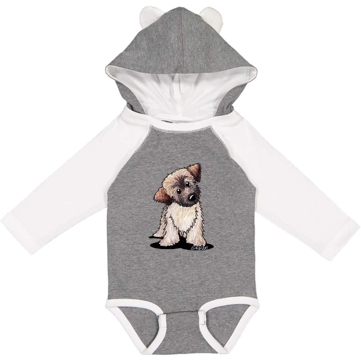 Inktastic Soft Coated Wheaten Terrier Dog Long Sleeve Baby Bodysuit - Cute Puppy Outfit for Boys & Girls | Perfect for Family Photos, Pet Lover Gifts & Casual Wear