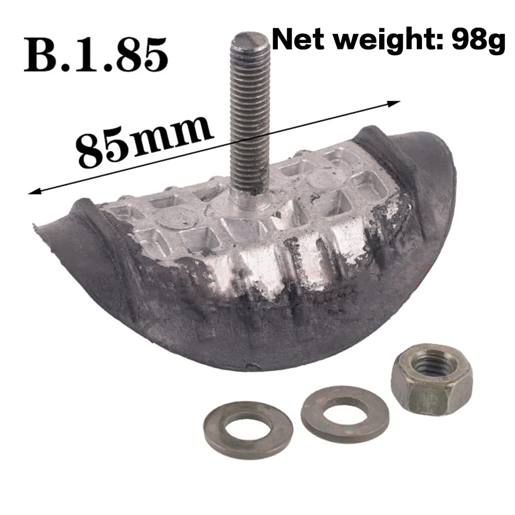 Heavy Duty Aluminum Motorcycle Rim Lock - 1.6-2.5in for Secure Tire Protection