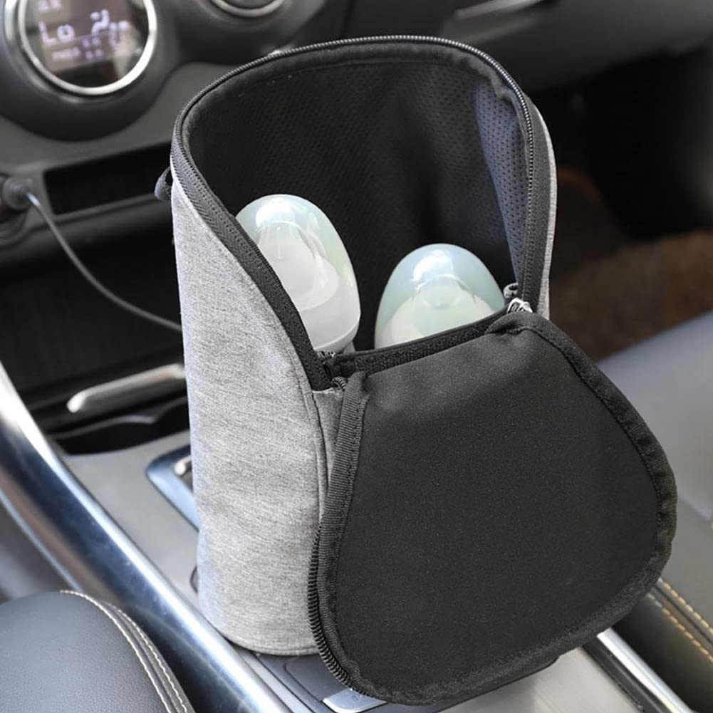 Portable USB Baby Bottle Warmer & Food Heater - Travel Car Dehydrator for Milk, Infant Feeding & Insulation | Perfect for Driving, Road Trips & On-the-Go Parents