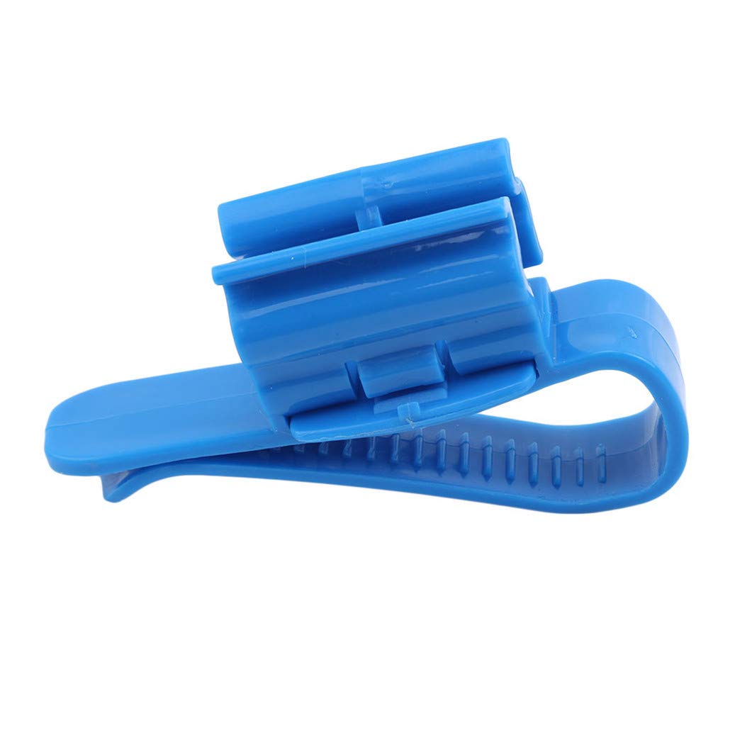 GOMYIE 2-Pack Blue Clip Pipe Syphon Tube Hose with Automatic Flow Control - Perfect for Home Brewing, Beer Making, Aquarium Water Transfer, and DIY Liquid Transfer Projects