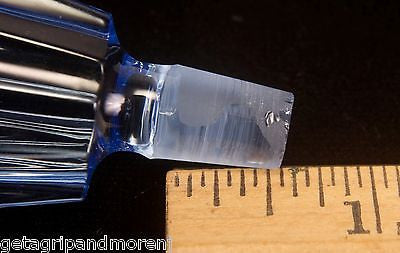 Vintage German Blue Glass Decanter with Stopper - Unique Antique Wine Bottle for Home Bar, Dinner Parties & Gift Giving