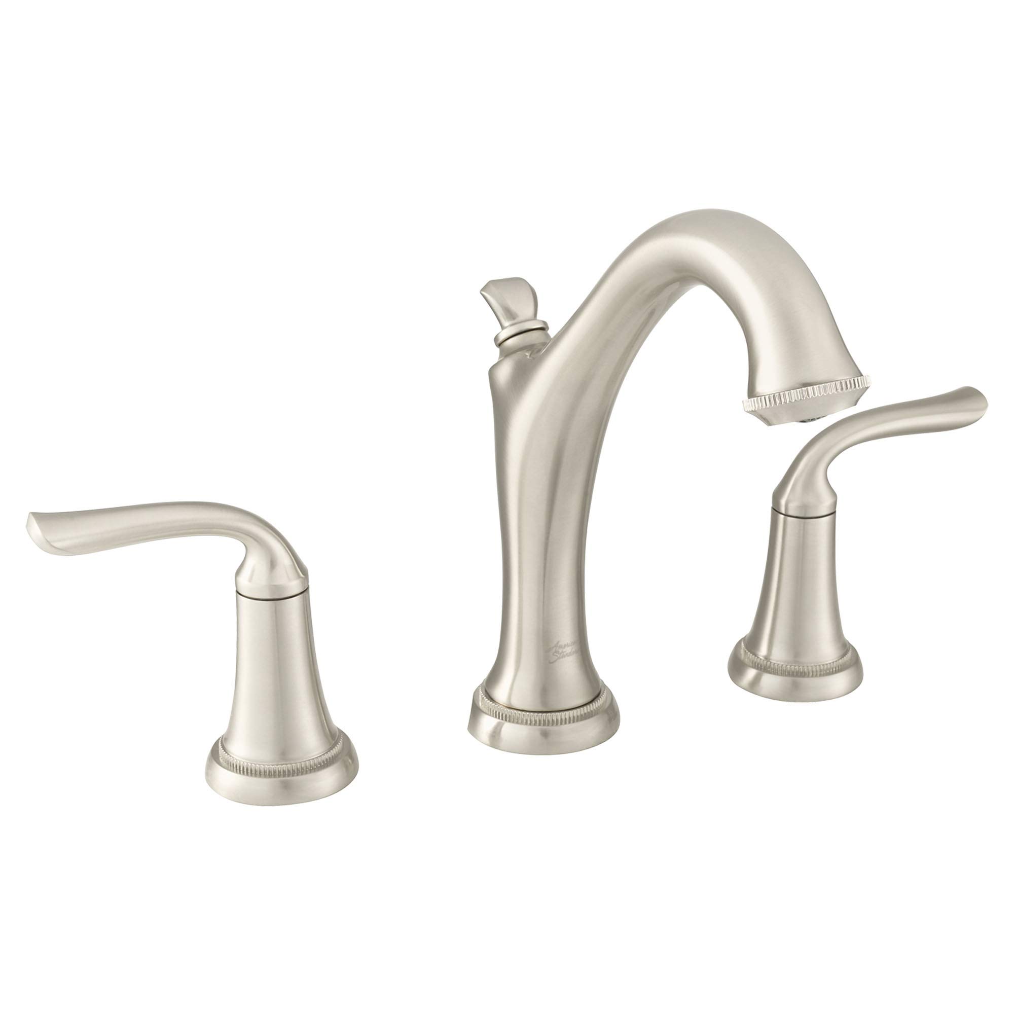 American Standard 7106801.295 Patience Widespread Bathroom Faucet in Brushed Nickel - Perfect for Modern Bathroom Vanities and Powder Rooms