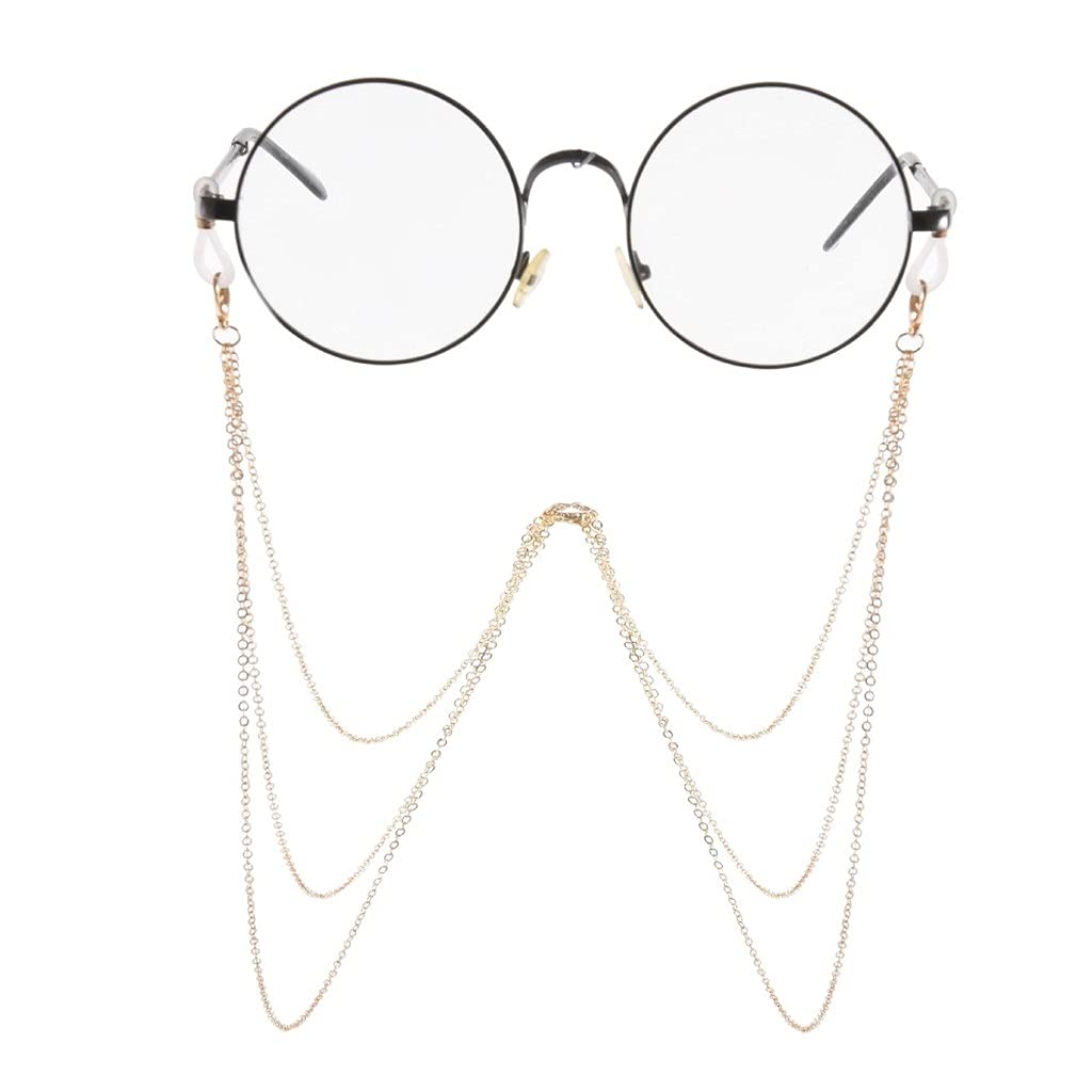 Fashion Multi-Layer Tassel Glasses Chain - Adjustable Eyewear Strap for Sunglasses & Reading Glasses (70cm, Various Colors) - Perfect for Work, Travel and Outdoor Activities