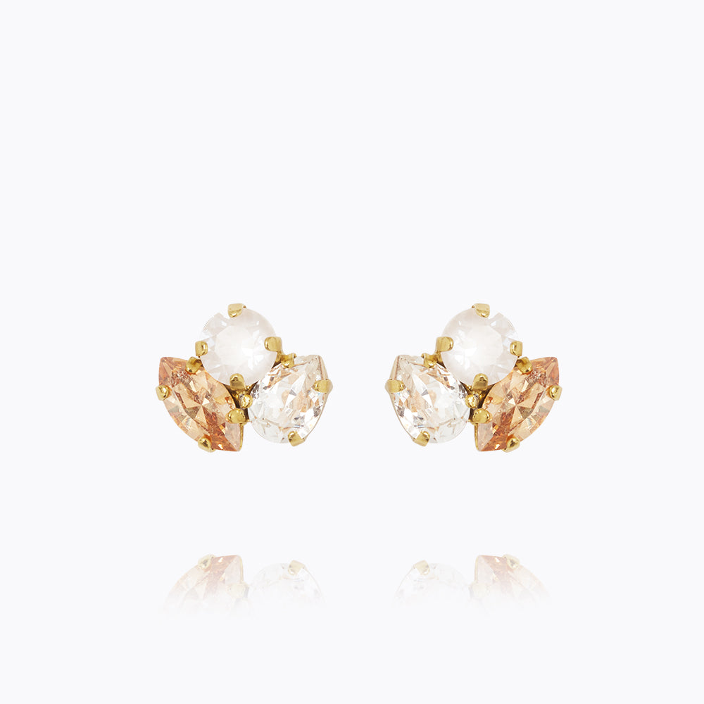 Ana Elegant Golden Earrings for Women - Perfect for Parties, Weddings & Everyday Wear