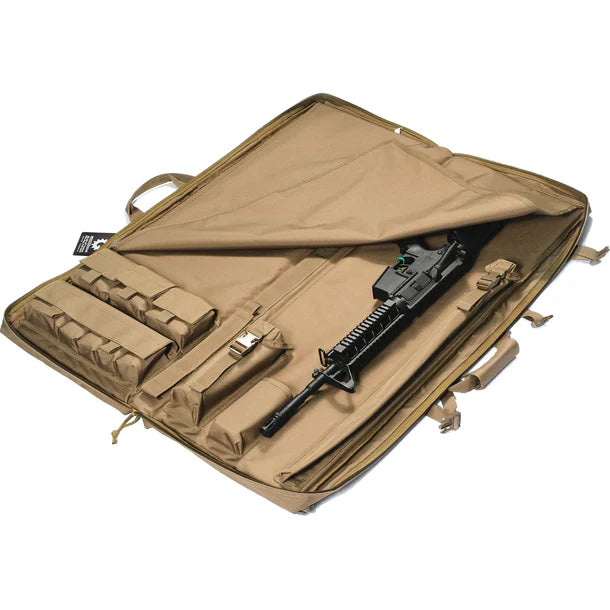Barska BI12032 Loaded Gear 40 Tactical Rifle Bag for Shooting Range - Durable Black RX 300 Gun Case with Padded Interior | Perfect for Range Days, Hunting Trips & Firearm Storage