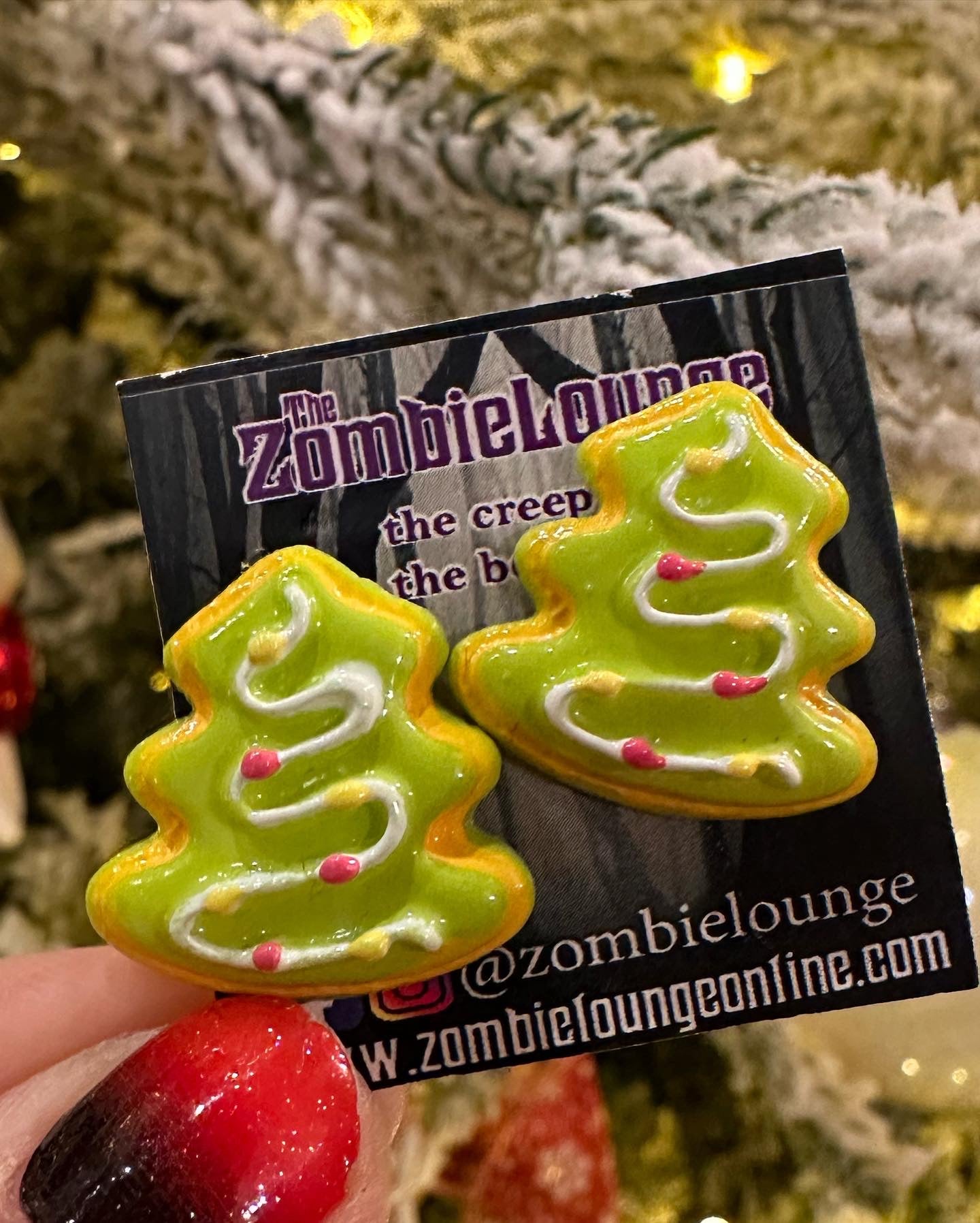Festive Christmas Cookie Earrings - Holiday Baking & Cookie Decorating Jewelry for Women - Perfect for Parties, Gifts & Seasonal Fashion