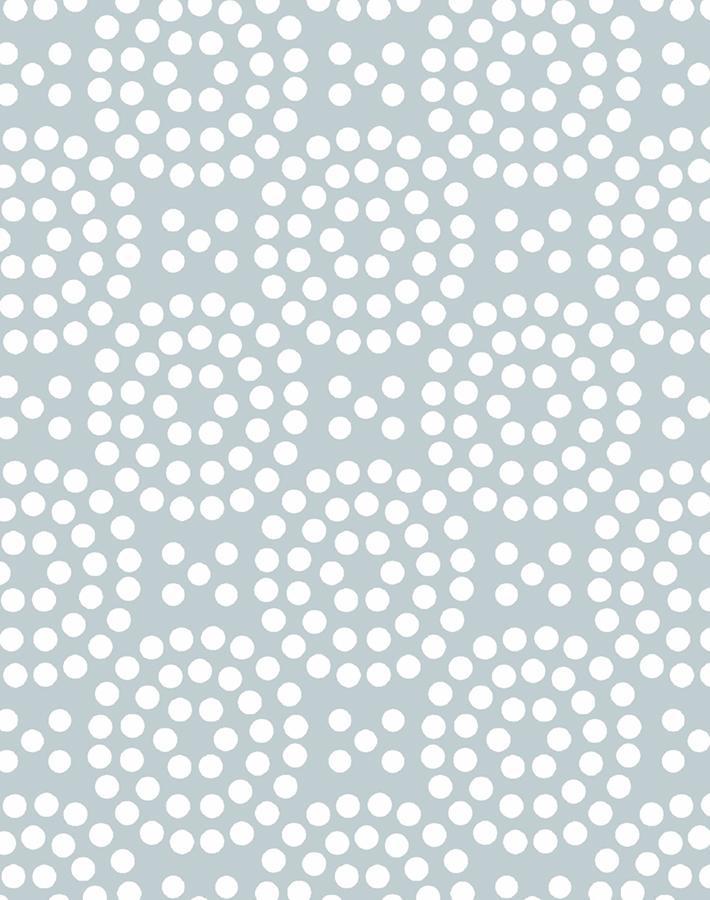 Dot Dot Elephant Wallpaper by Wallshoppe - Premium Peel and Stick Removable Wallpaper for Nursery, Kids Room & Home Decor