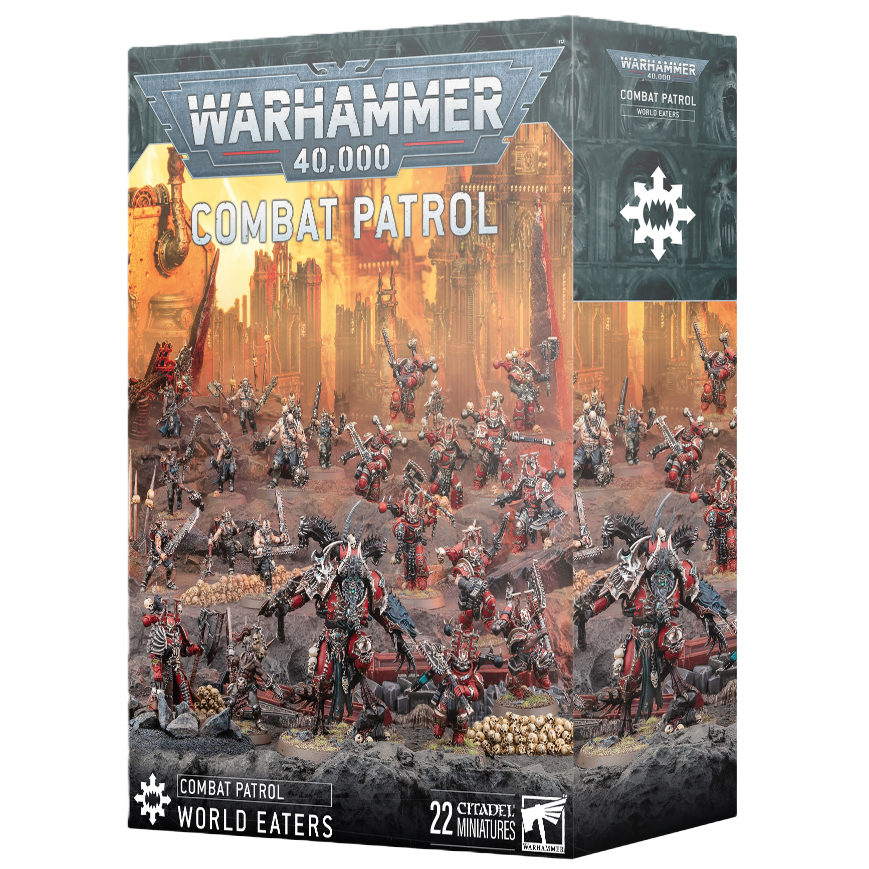 Warhammer 40K World Eaters Combat Patrol Box Set (2025) - Perfect for Tabletop Wargaming, Miniature Painting & Competitive Play