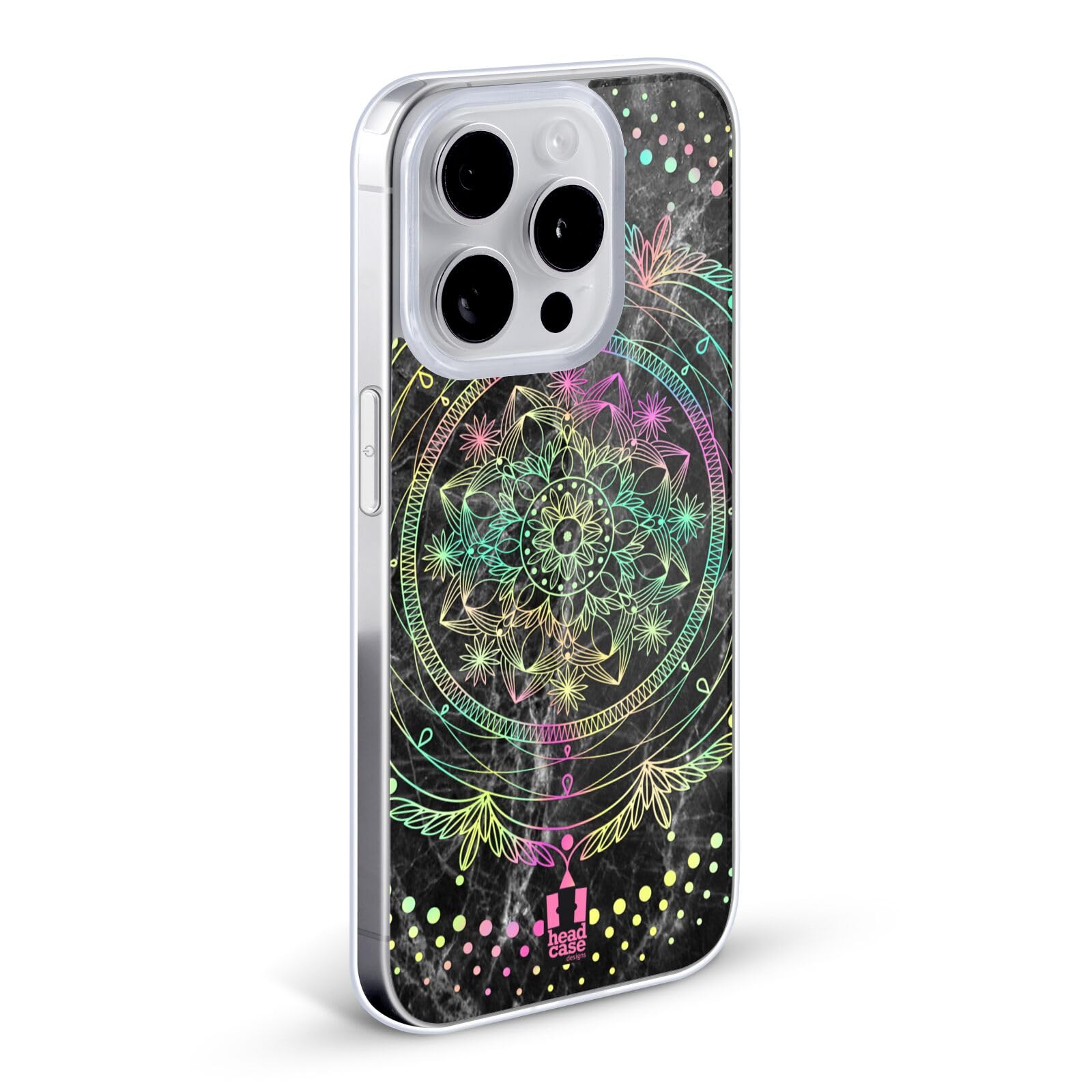 Pastel Marble Mandala Soft Gel Phone Case for Apple iPhone 11 - Trendy Protective Cover with Artistic Design for Women & Teens, Perfect for Everyday Use, Work, and Travel