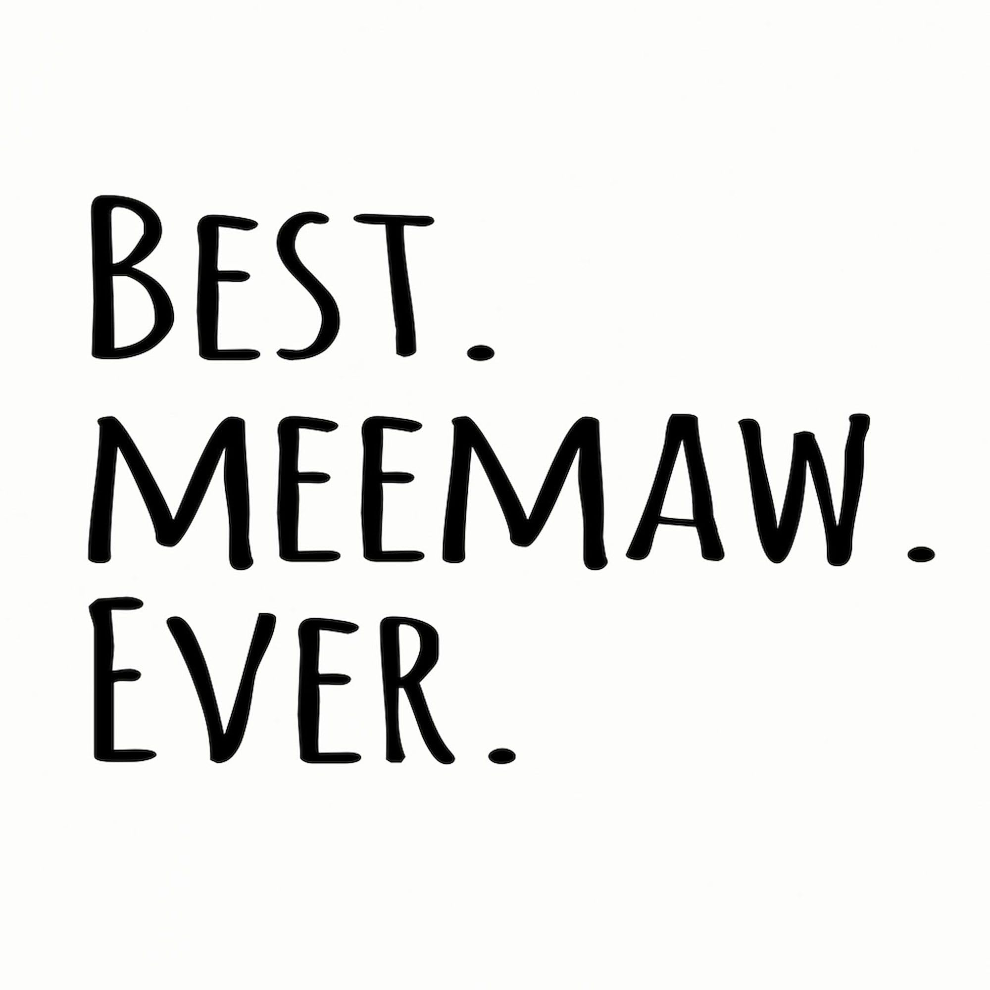 Best Meemaw Ever Tote Bag - Natural Canvas Reusable Shopping Bag for Groceries, Beach & Everyday Use | CafePress