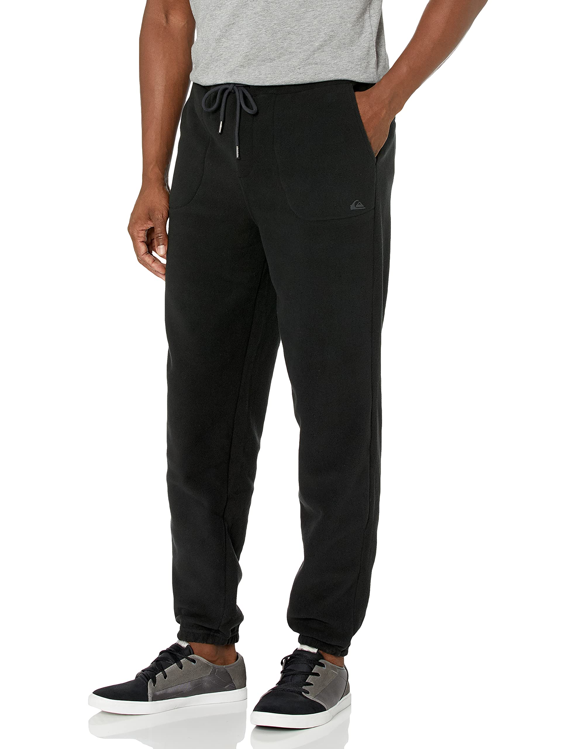 Quiksilver Men's Essentials Polar Fleece Pants - Soft & Warm Winter Fleece Lounge Pants for Men - Perfect for Casual Wear, Lounging at Home, and Outdoor Activities