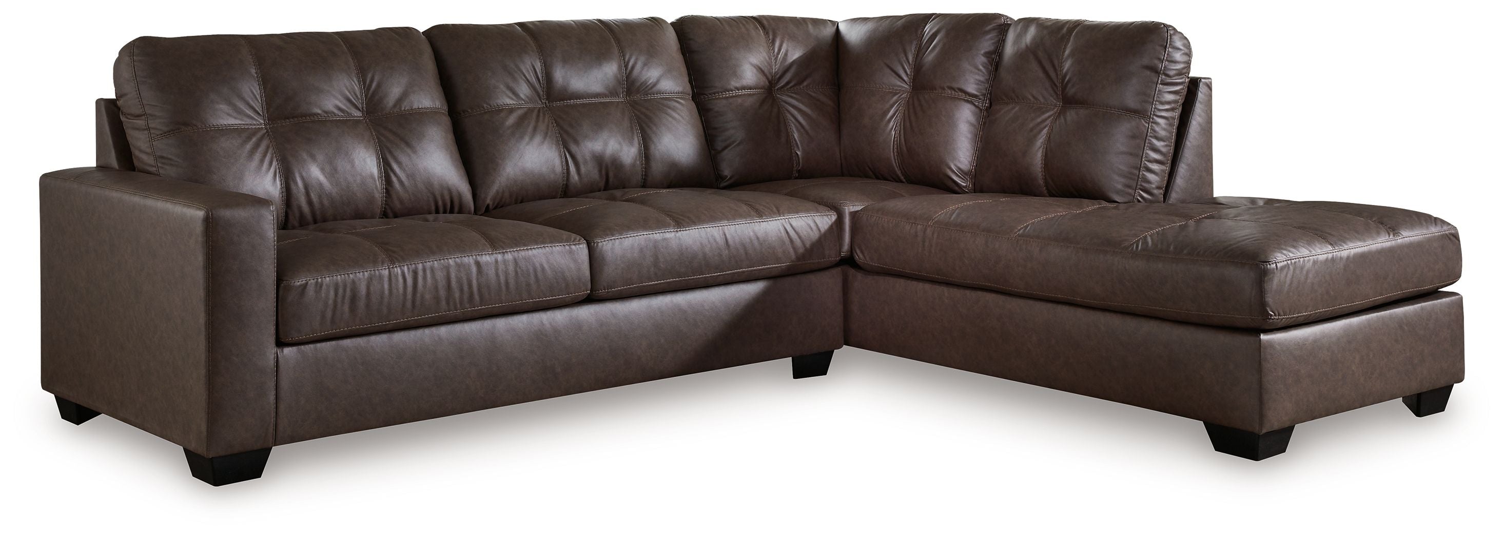 Barlin Mills Modern Sectional Sofa - Comfortable L-Shaped Couch with Reversible Chaise for Living Room, Family Room, or Home Theater - Perfect for Lounging, Entertaining, and Relaxing