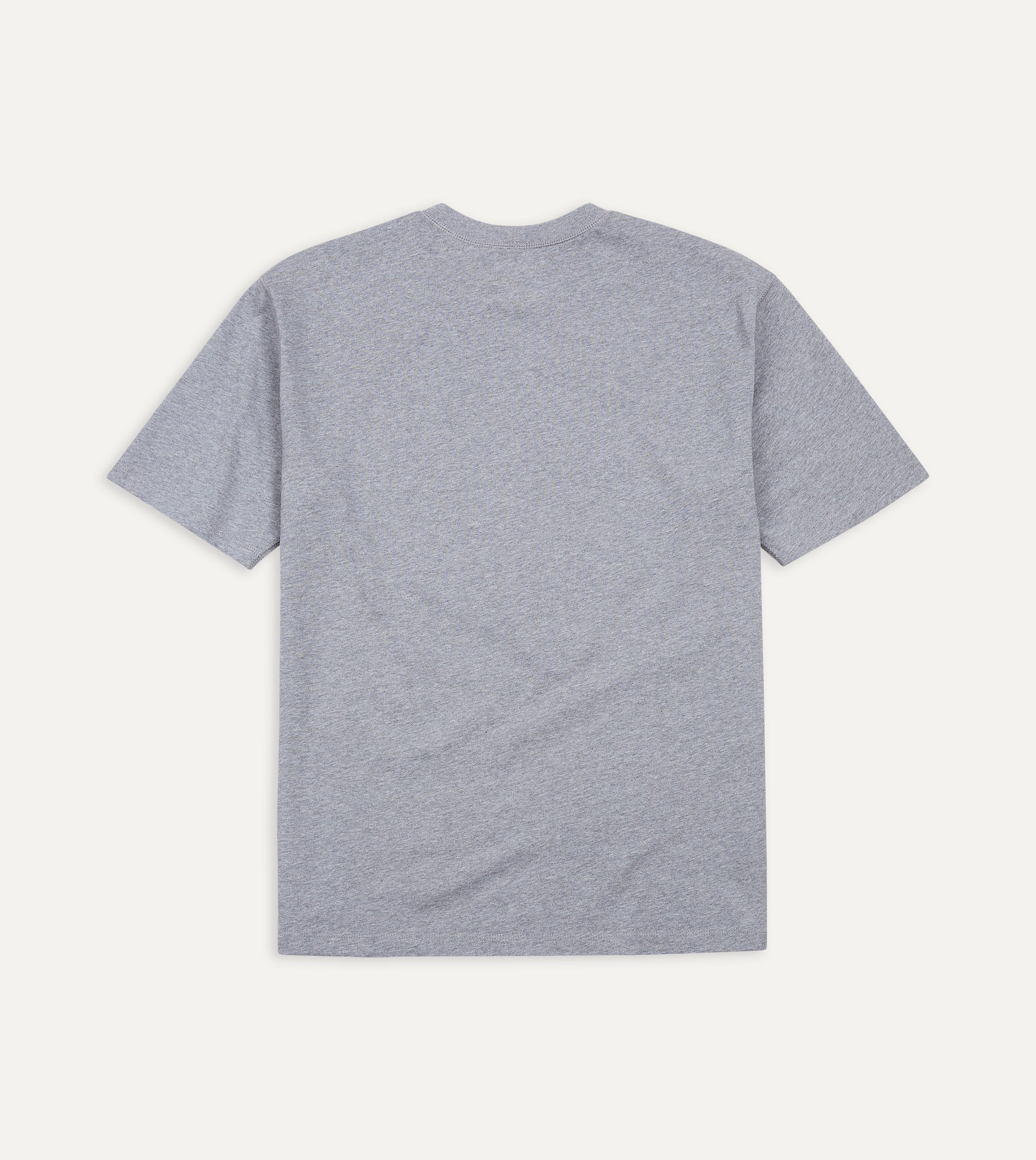 Men's Grey Cotton Crew Neck Hiking T-Shirt - Breathable & Comfortable Outdoor Tee for Camping, Backpacking & Trail Adventures