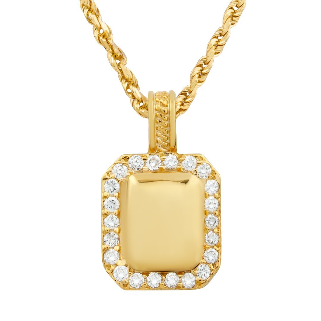 14K Yellow Gold Diamond Pendant Necklace - 5 Carat Total Weight (5 CTW) - Elegant Jewelry Gift for Women, Perfect for Anniversaries, Birthdays & Special Occasions