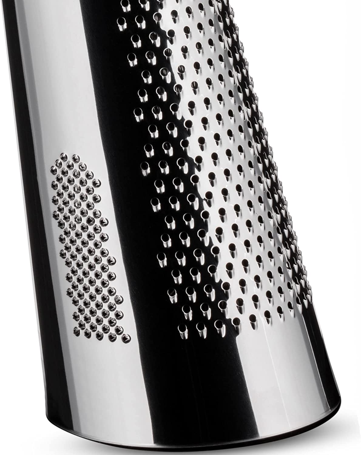 Alessi Todo Giant Cheese Grater - Large Stainless Steel Kitchen Tool for Parmesan, Mozzarella & Hard Cheeses - Perfect for Cooking, Baking & Garnishing Dishes