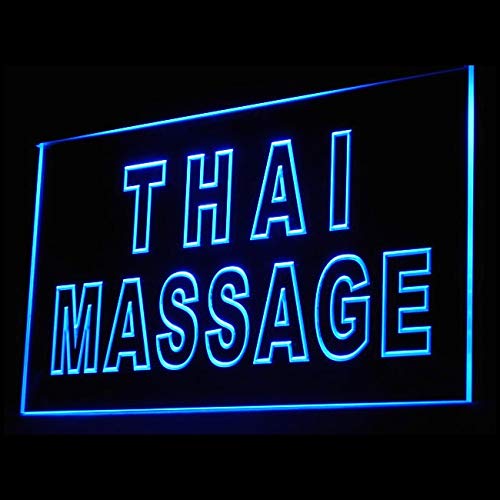 160062 Thai Massage Nerve Relaxation Sign - LED Neon Light for Stress Relief & Tension Relief - Perfect for Spa, Massage Parlor & Home Decor