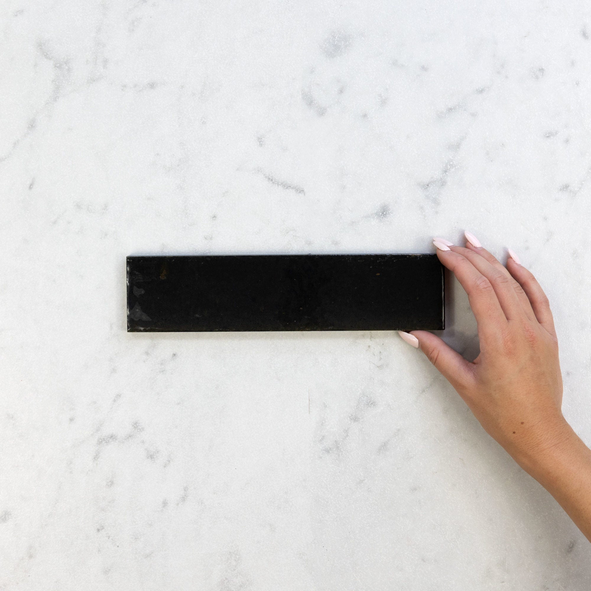 Zellige 10 Canvas Juniper Polished Moroccan Tile - Perfect for Kitchen Backsplash, Bathroom Walls & Home Decor