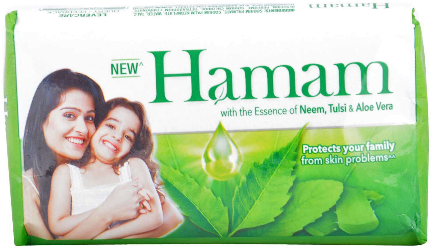 Hamam Bathing Soap - Neem, Tulsi & Aloe Vera for Healthy Skin | 100g Ayurvedic Herbal Soap Bar | Gentle Cleansing for Face & Body | Perfect for Daily Skincare Routine & Spa Days