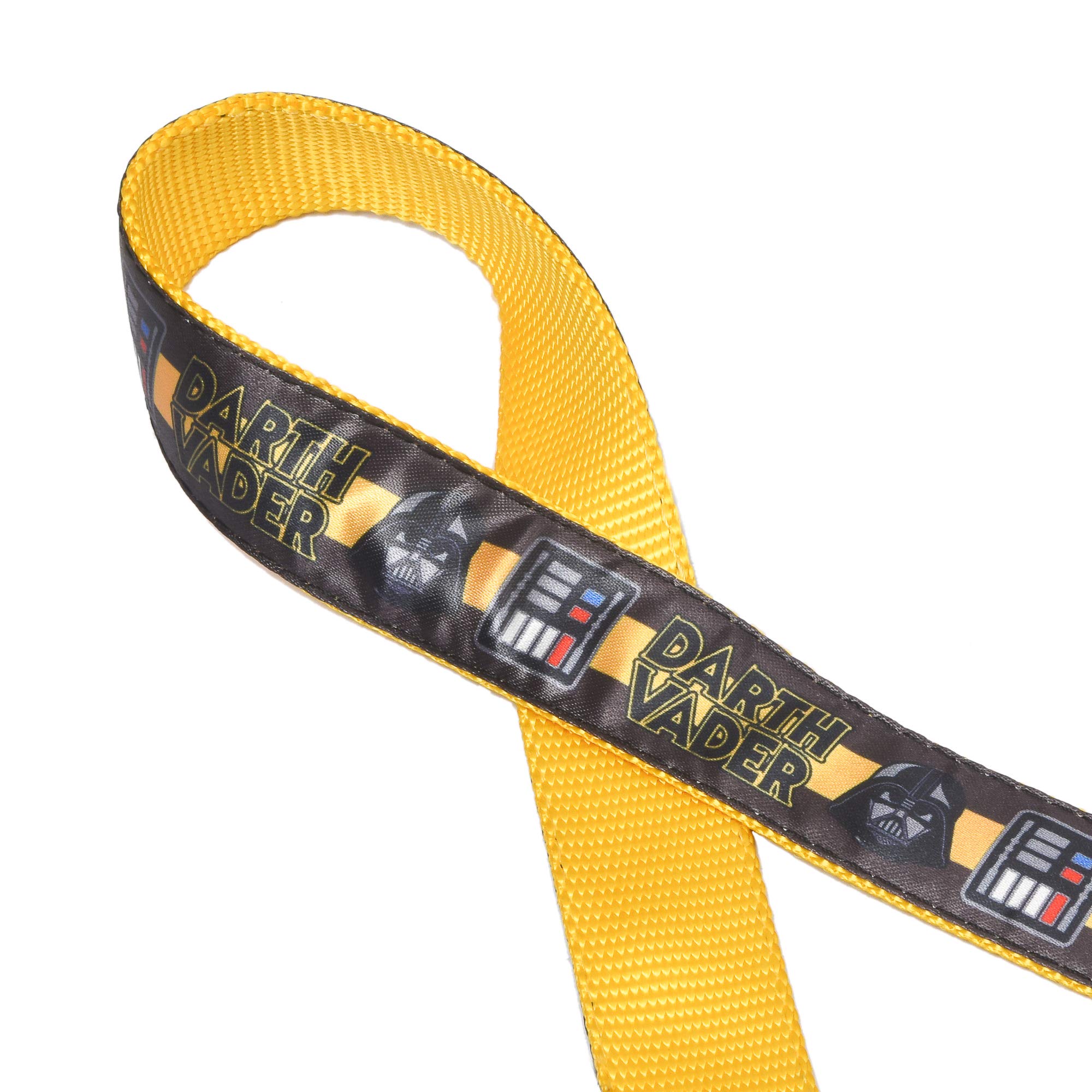 Star Wars Darth Vader 6 Foot (72 Inch) Dog Leash for All Breeds | Officially Licensed Pet Accessory for Small Medium Large Dogs | Perfect for Walks, Training & Star Wars Fans