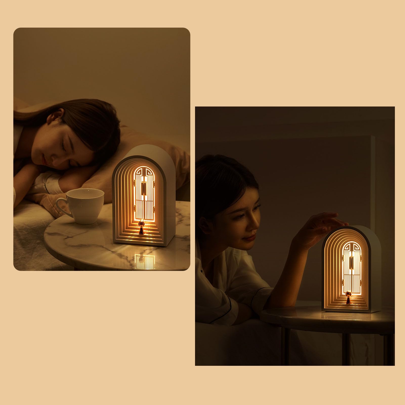 Eye Protection Night Light with Music - Soft LED Bedside Lamp for Kids & Adults, Perfect for Bedroom, Nursery, and Relaxation