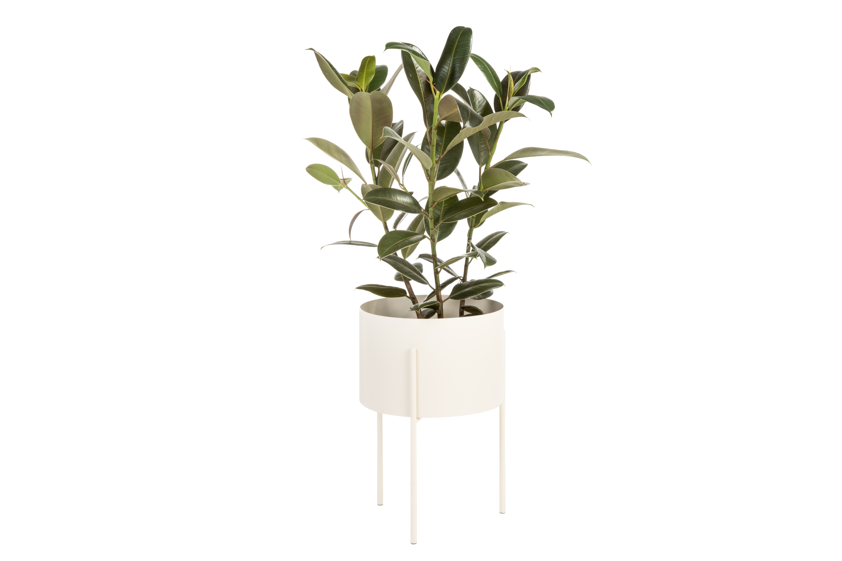 Maki Planter - Wide Modern Ceramic Flower Pot for Indoor Plants, Succulents & Herbs - Perfect for Home Decor, Office Desk & Garden Decorations