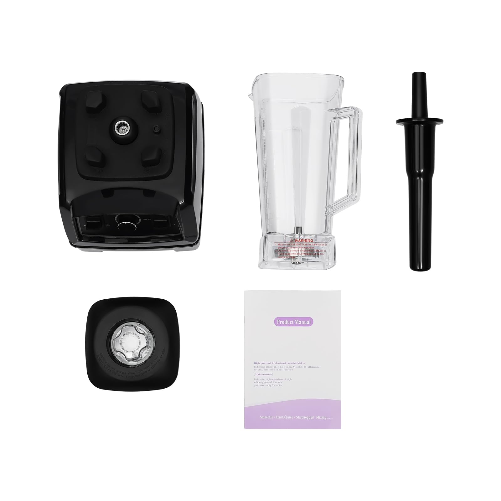 LOYALHEARTDY 2200W High-Speed Professional Blender - Powerful Countertop Juicer & Smoothie Maker with Total Crushing Technology - Perfect for Frozen Fruits, Ice Crushing, Protein Shakes & Healthy Smoothies - Ideal for Home Kitchen, Gym Recovery & Meal Prep